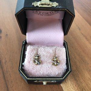Juicy Couture Anchor Stud Earrings